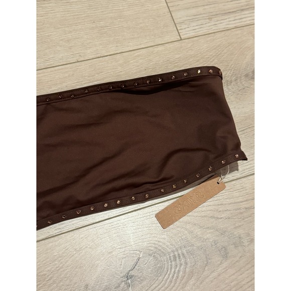 Skims Rhinestone Swim Bandeau Bikini Top - Picture 7 of 8